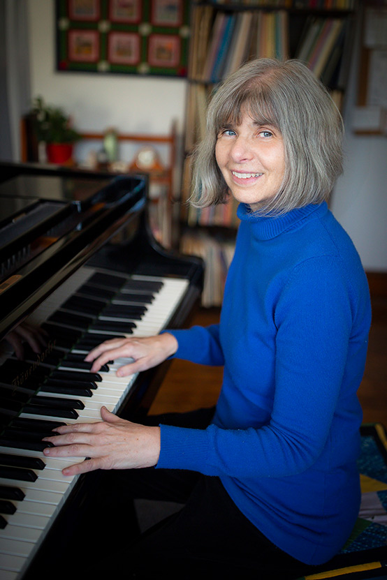 Birgit Matzerath: portrait with piano