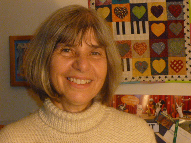 Birgit Matzerath at her piano studio in Maplewood, NJ